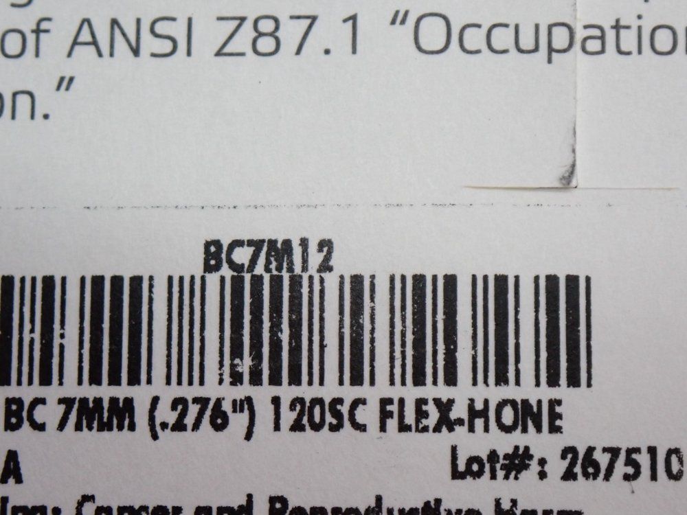 Brush Research Manufacturing Flexhone 120 Grit Silicon Carbide Deburring Honing Tool 1 Lot Of 10