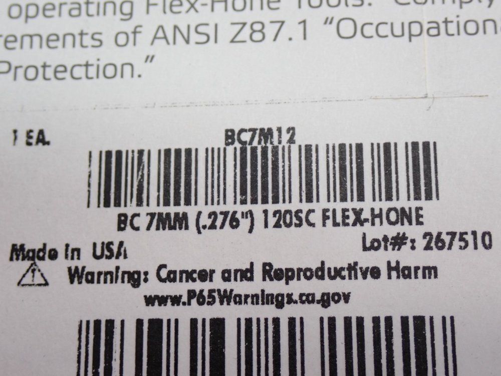 Brush Research Manufacturing Flexhone 120 Grit Silicon Carbide Deburring Honing Tool 1 Lot Of 5