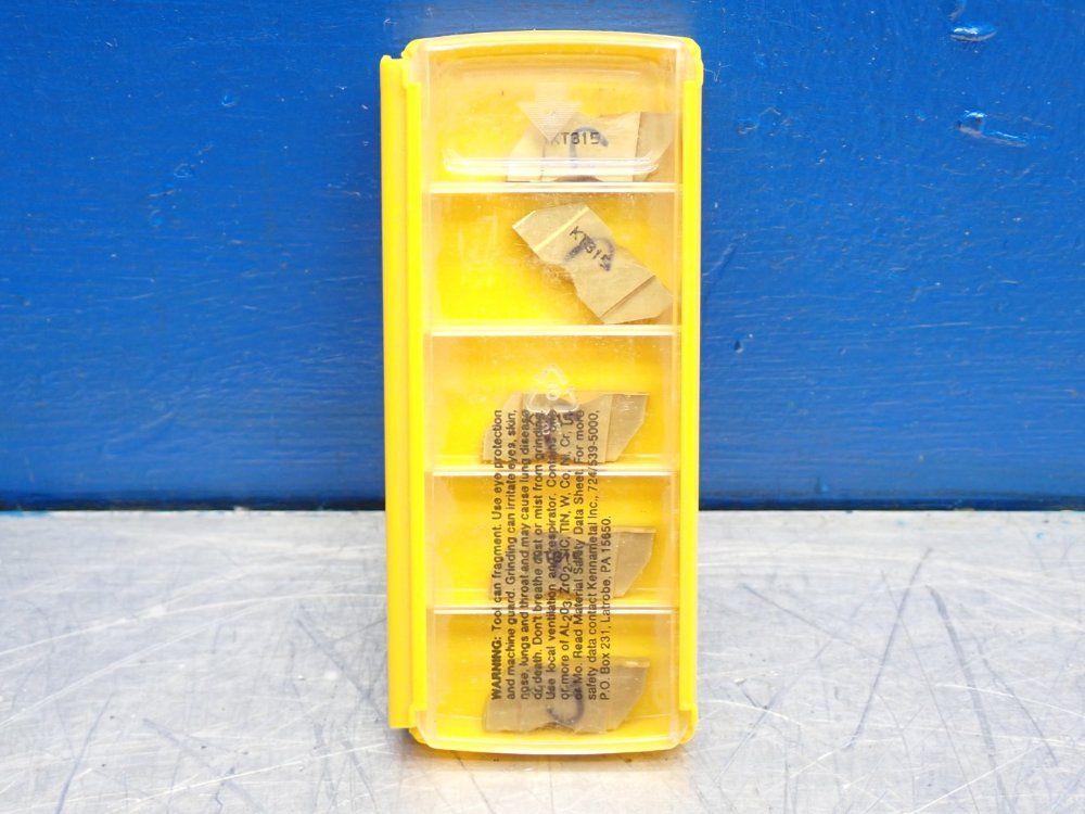Kennametal Groove And Turn Insert 1 Box Of 5