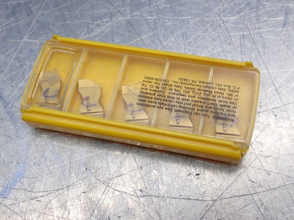 Kennametal Groove And Turn Insert 1 Box Of 5