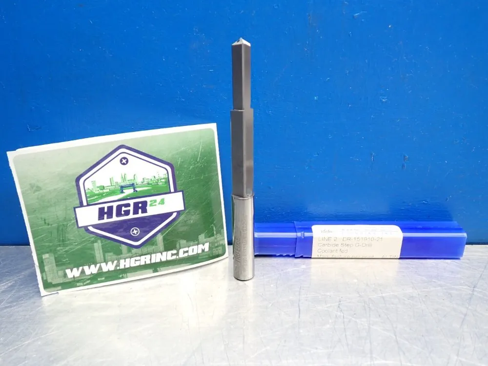 Truedge Carbide Step Gdrill Coolantfed Altin Coated