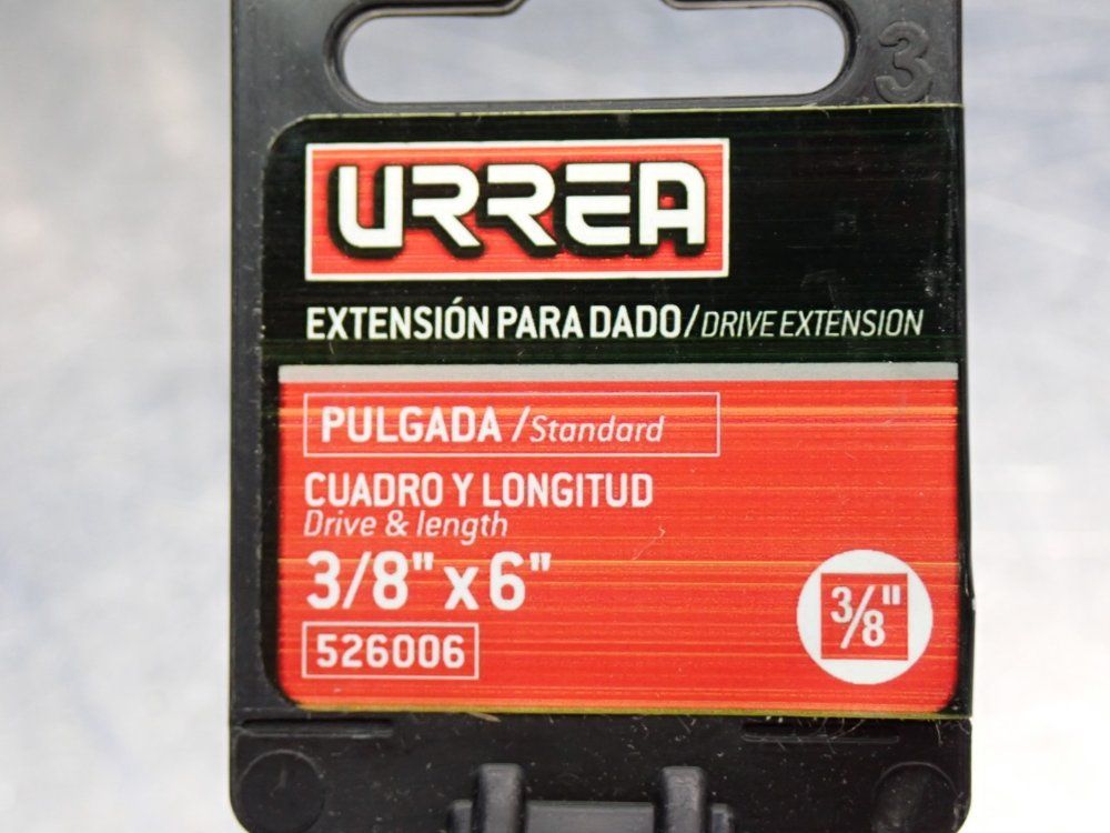 Grupo Urrea  Ratchet Extension 38x6 1 Box Of 5 