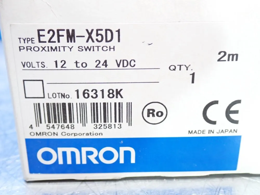 Omron 5 Mm Sensing Distance Proximity Switch - E2fm-x5d1