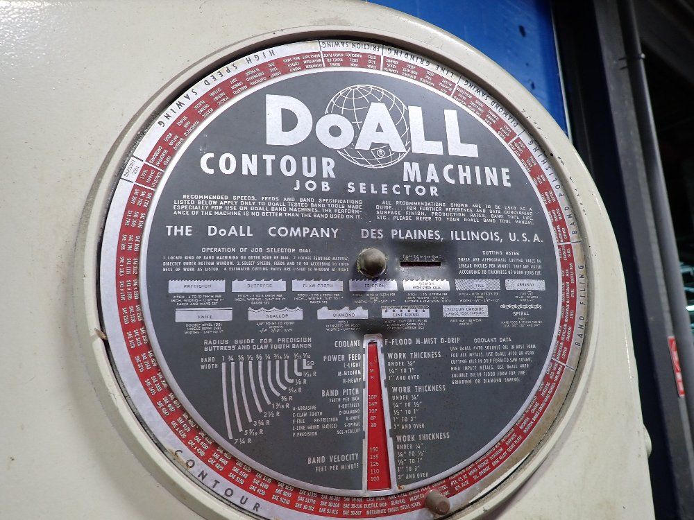 Doall Vertical Band Saw