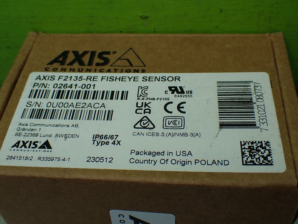 Axis Communications Fisheye Sensor Camera Unit