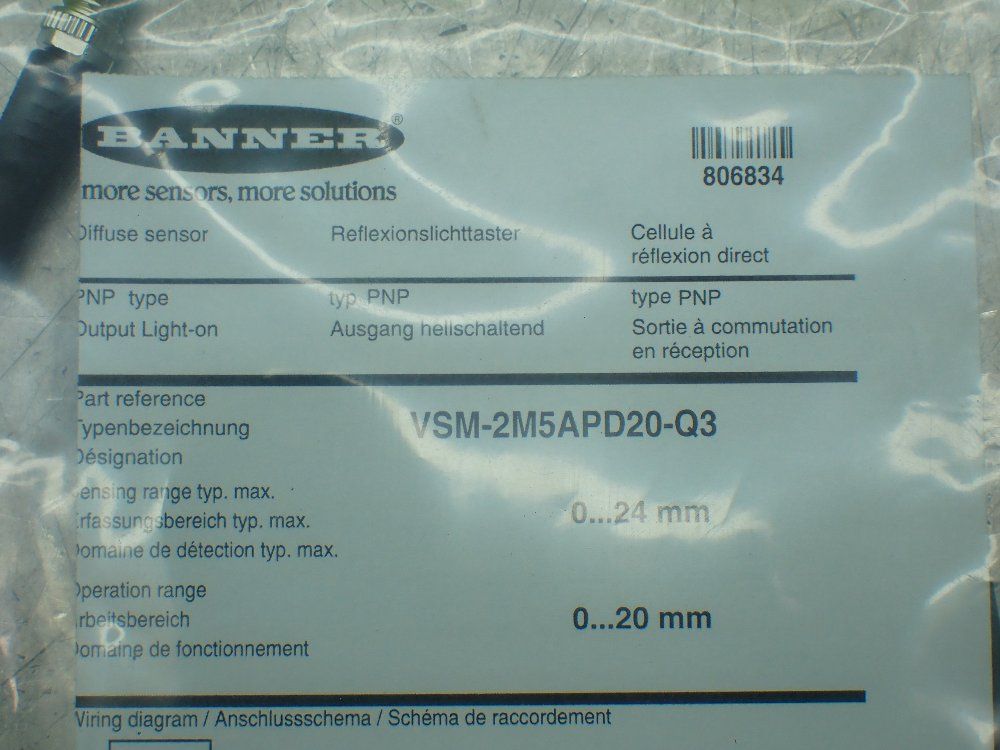 Banner Micro Photoelectric Sensor