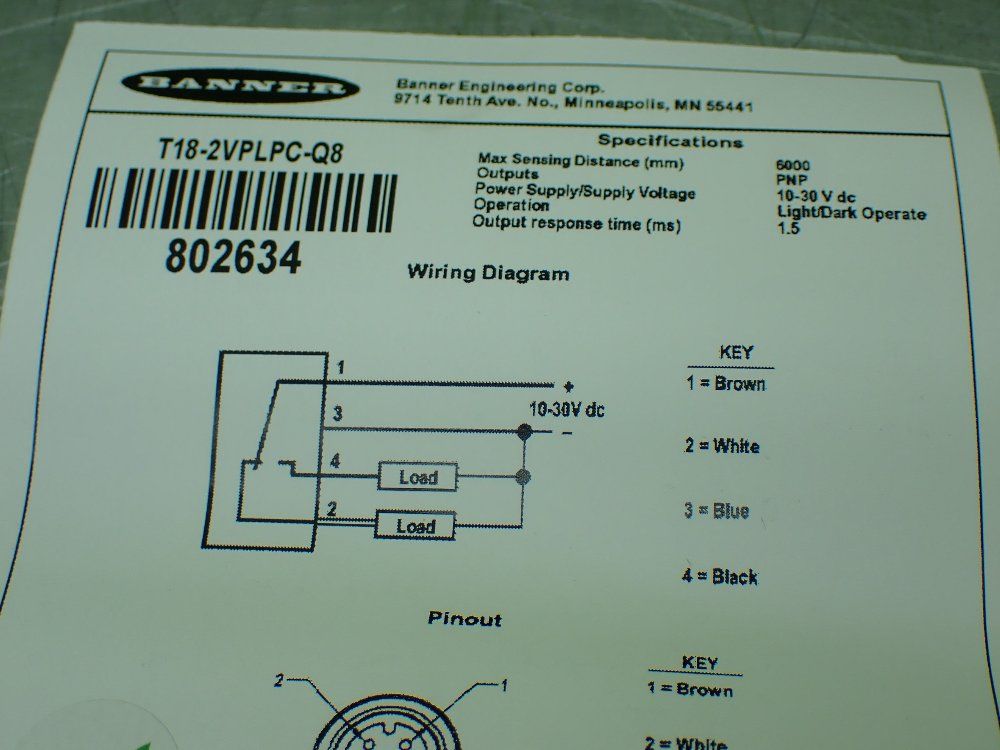 Banner Photoelectric Sensor