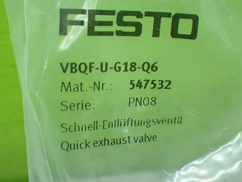 Festo Quick Exhaust Valves 547532