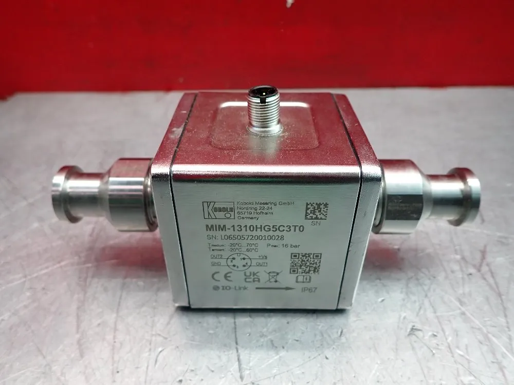 Kobold 0-10 Vdc Magnetic Inductive Flowmeter W/ Kobold Sanitary Fitting - Mim-1310hg5c3t0