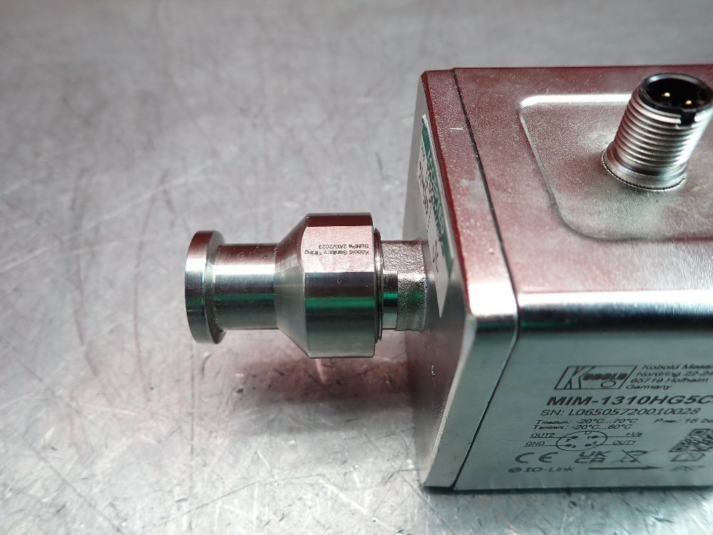 Kobold 0-10 Vdc Magnetic Inductive Flowmeter W/ Kobold Sanitary Fitting - Mim-1310hg5c3t0