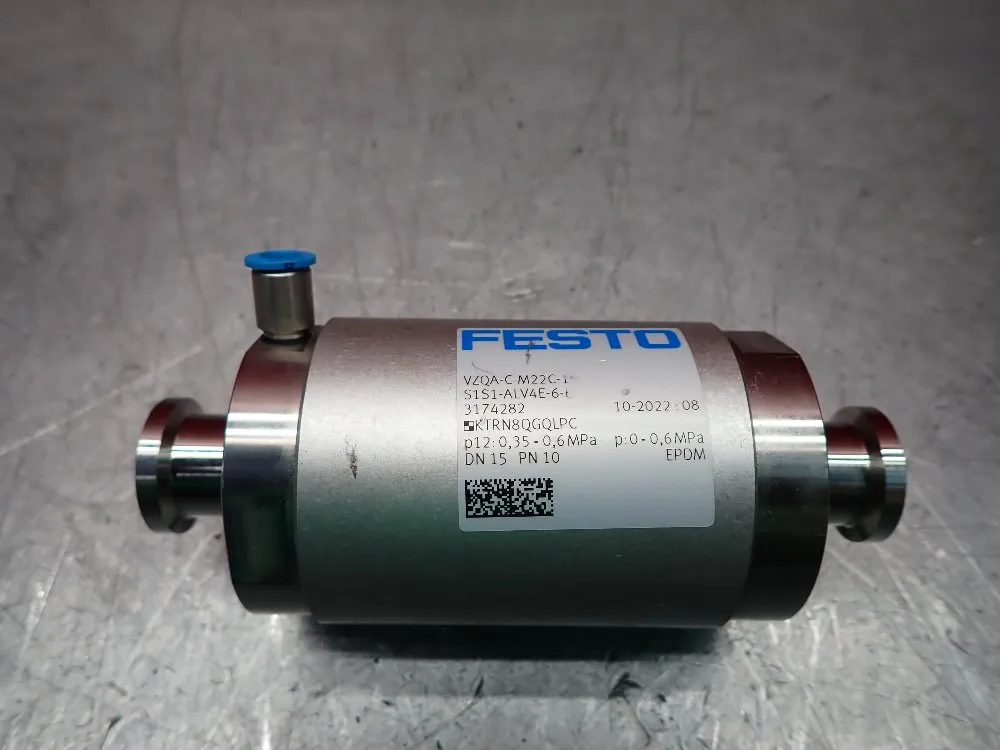 Festo Pinch Valve - Vzqa-c-m22c-15-s1s1-alv4e-6-e