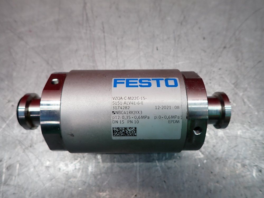 Festo Pinch Valve - Vzqa-c-m22c-15-s1s1-alv4e-6-e