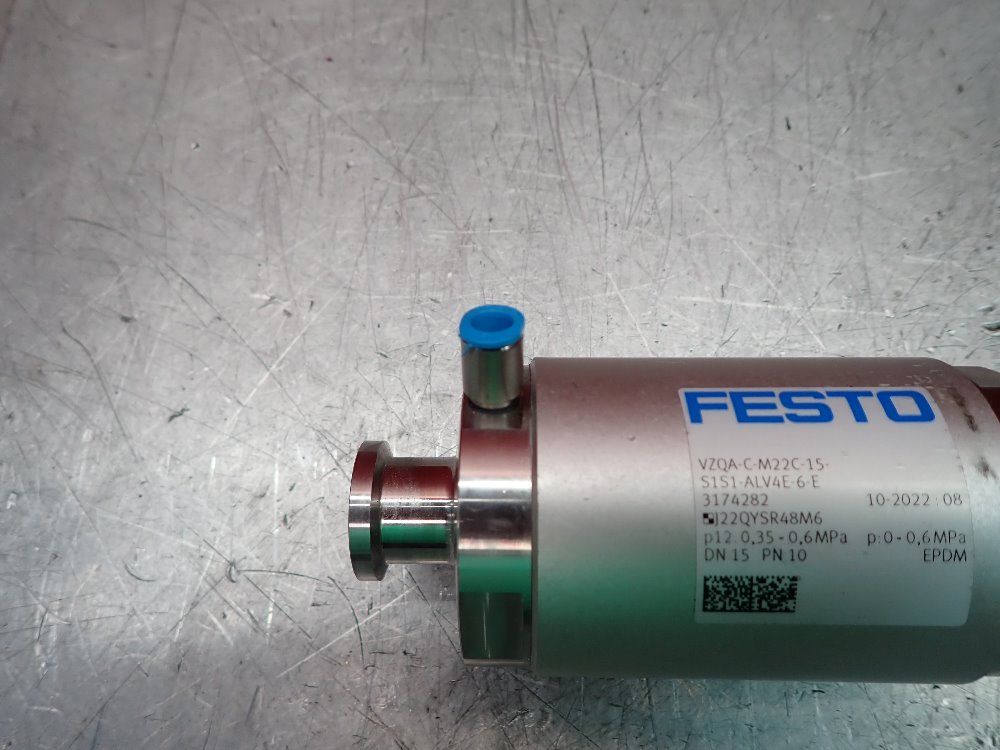 Festo Pinch Valve - Vzqa-c-m22c-15-s1s1-alv4e-6-e