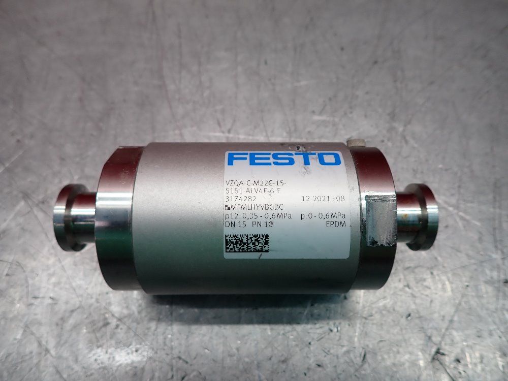 Festo Pinch Valve - Vzqa-c-m22c-15-s1s1-alv4e-6-e