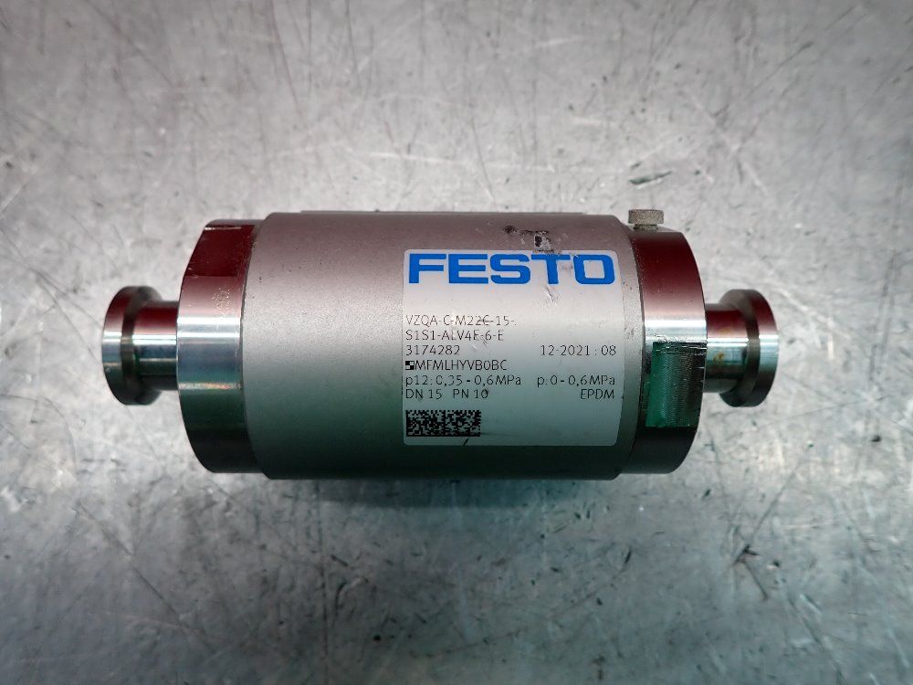 Festo Pinch Valve - Vzqa-c-m22c-15-s1s1-alv4e-6-e