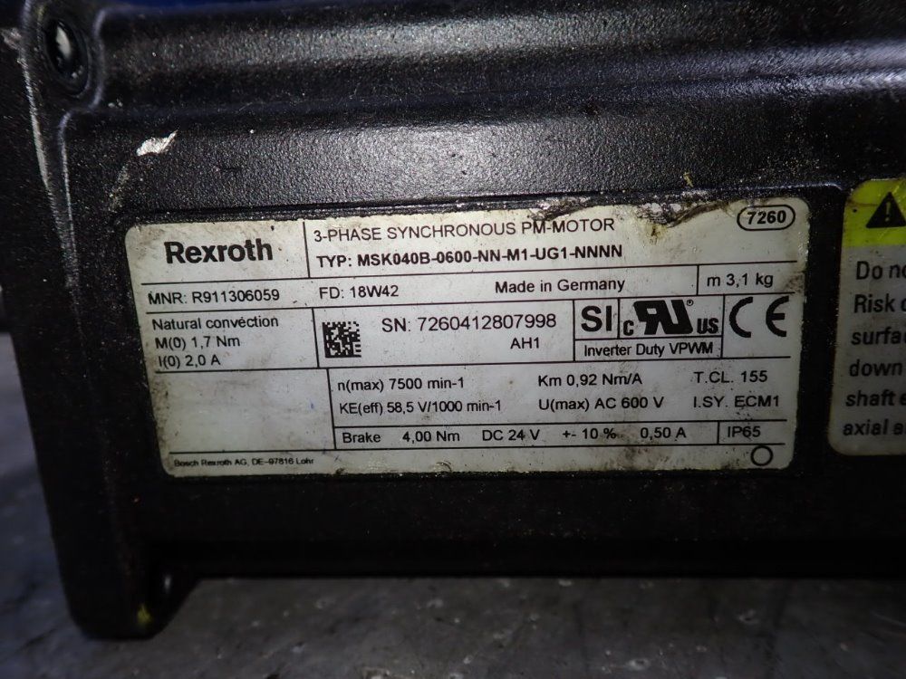 Rexroth Permanent Magnet Motor
