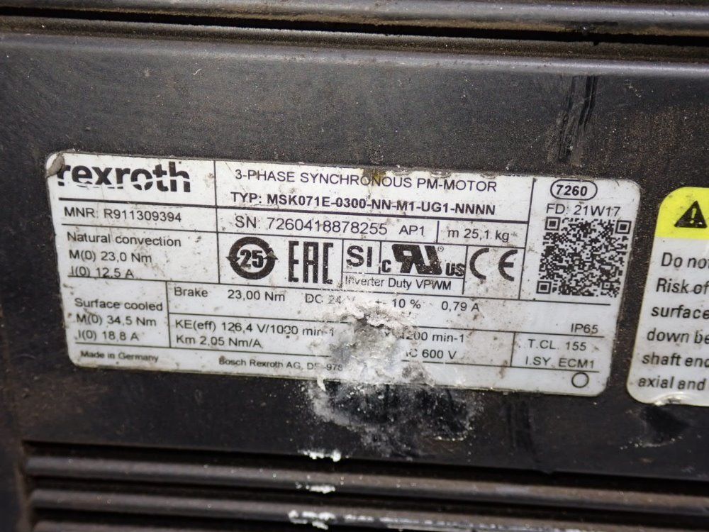 Rexroth Permanent Magnet Motor