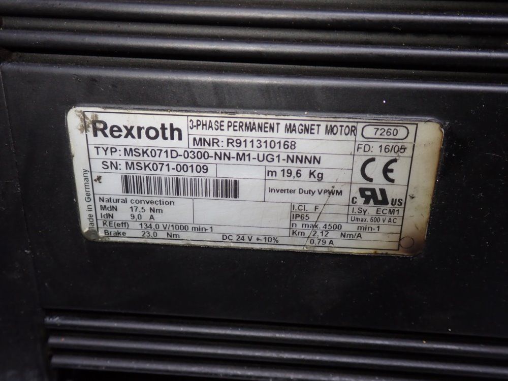 Rexroth Permanent Magnet Motor