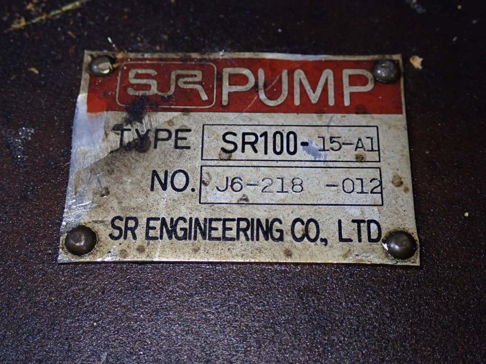 Sr Engineering Co Pump