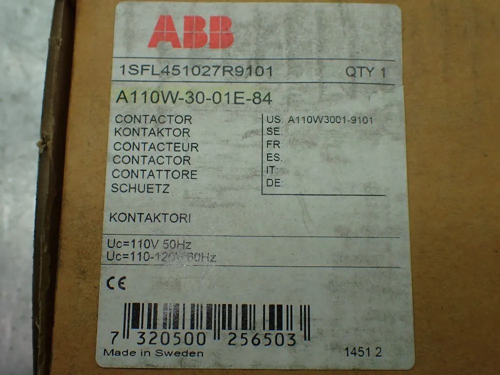 Abb Contactor - A110w-30-01e-84
