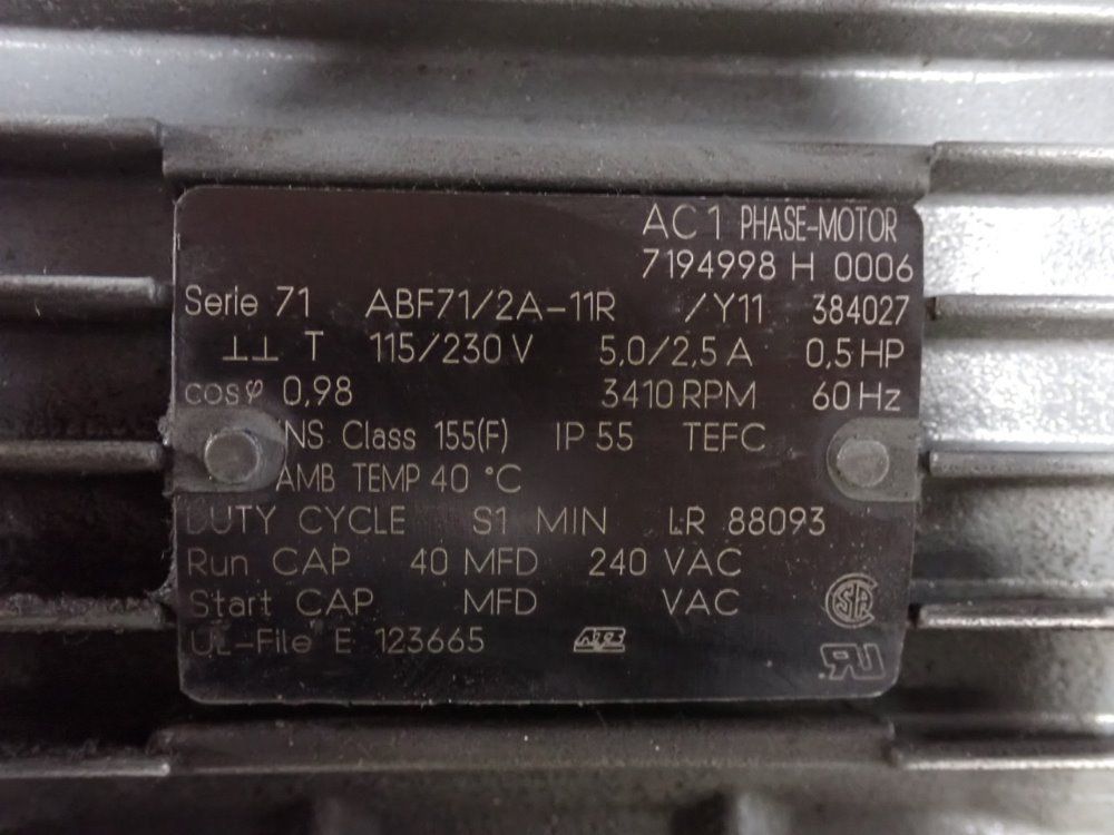 Allen Bradley Motor