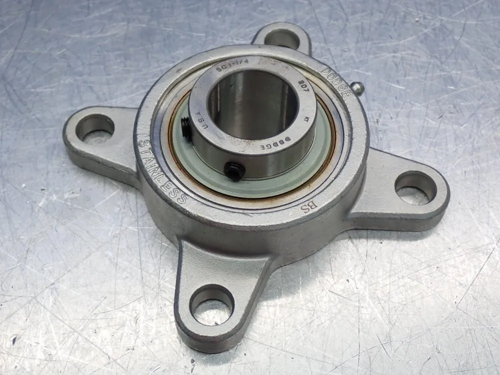 Dodge 1.25in Shaft Diameter, 3500 Rpm Greasable 4-bolt Flange Unit - F4b-scez-104-sh