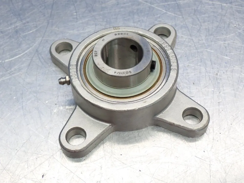 Dodge 1.25in Shaft Diameter, 3500 Rpm Greasable 4-bolt Flange Unit - F4b-scez-104-sh