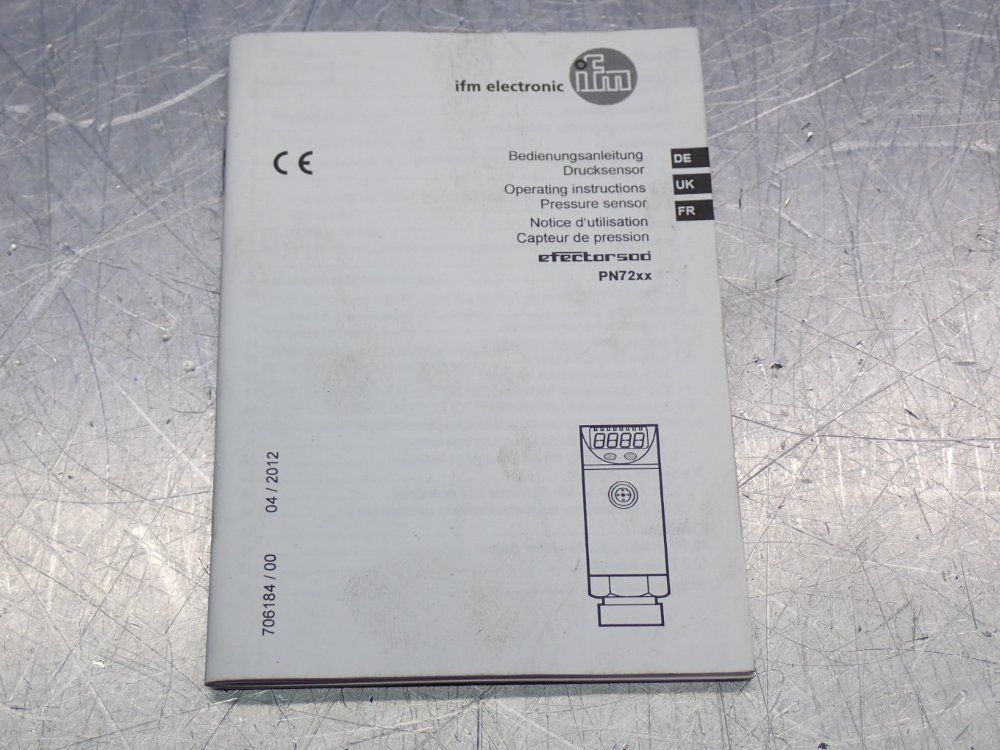 Ifm Pressure Sensor With Display - Pn7204