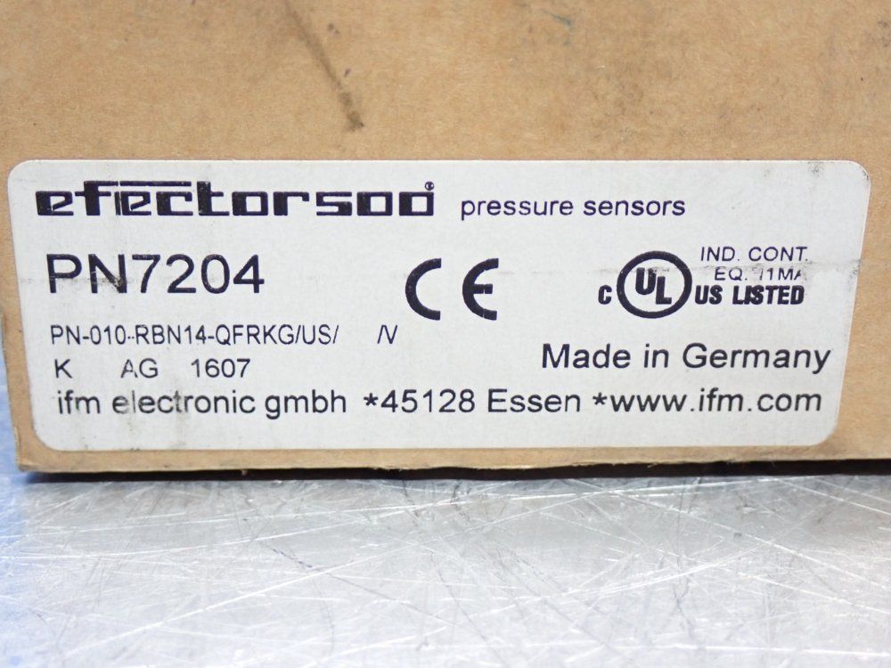 Ifm Pressure Sensor With Display - Pn7204