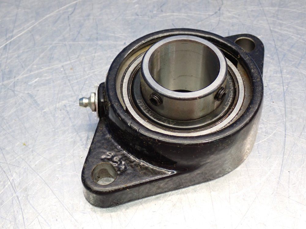 Rexnord 7/16" 7/16" Mounted 2-bolt Flange Block Ball Bearing - Fx3u223n