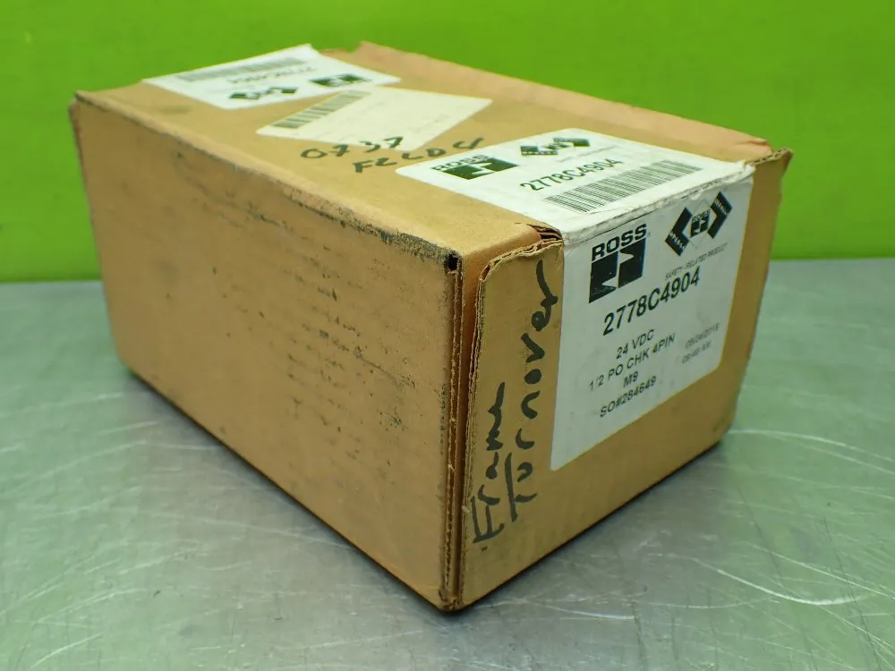 Ross 1/2 Po Chk 4pin Pneumatic Solenoid Controlled Pilot Valve. - 2778c4904