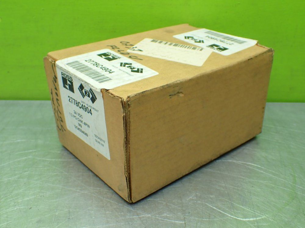 Ross 1/2 Po Chk 4pin Pneumatic Solenoid Controlled Pilot Valve. - 2778c4904