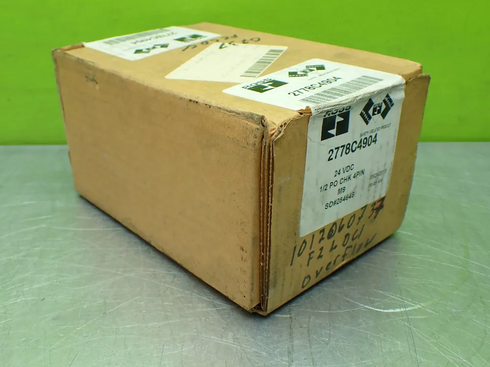 Ross 1/2 Po Chk 4pin Pneumatic Solenoid Controlled Pilot Valve. - 2778c4904