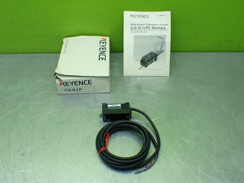 Keyence Fiber Optic Amplifier Unit. - Cz-k1p