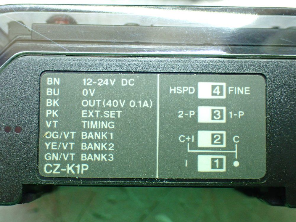 Keyence Fiber Optic Amplifier Unit. - Cz-k1p