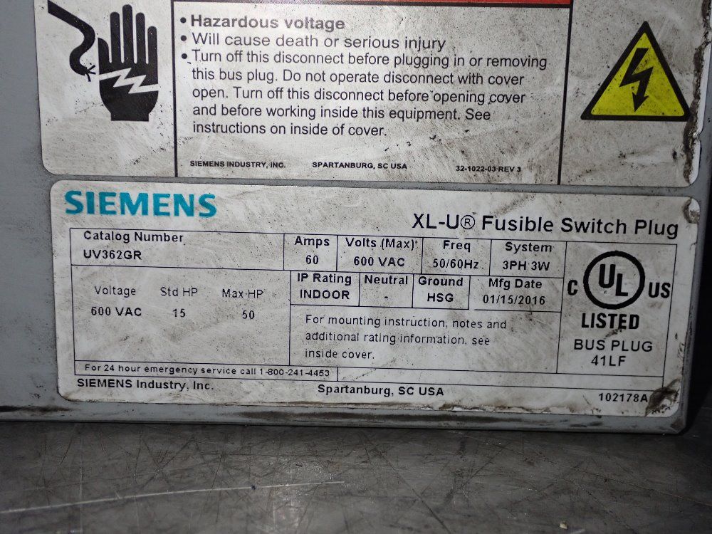 Siemens Bus Plug