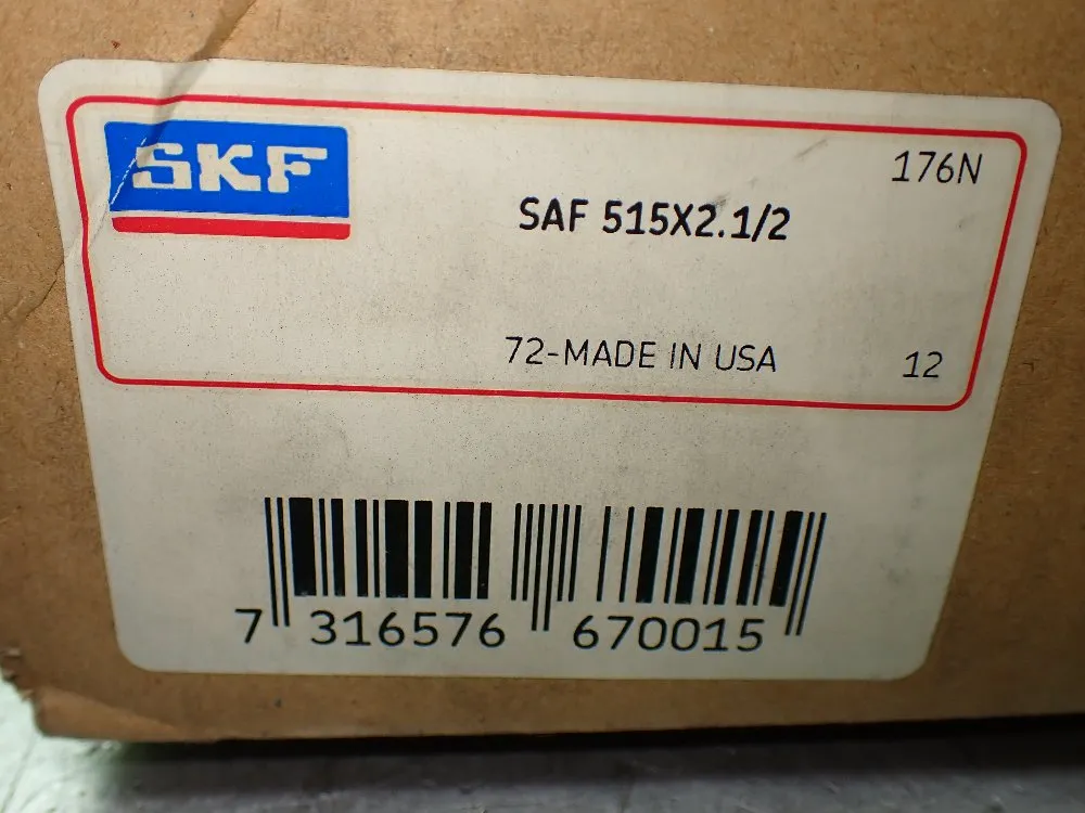Skf Two Bolt Base. Pillow Block Housing - Saf 515x2.1/2