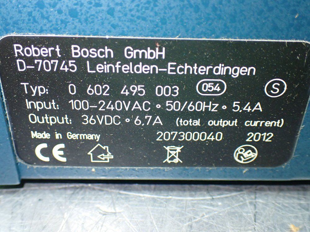 Bosch Pucexact 3 Power Supply Unit For Torque Screwdrivers
