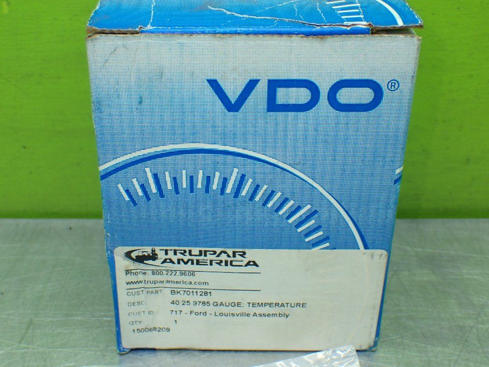 Trupar 120-260 Degrees F Water Temperature Gauge. - Bk7011281