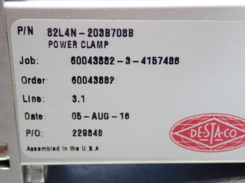 Destaco Pneumatic Power Clamp - 82l4n-203b708b