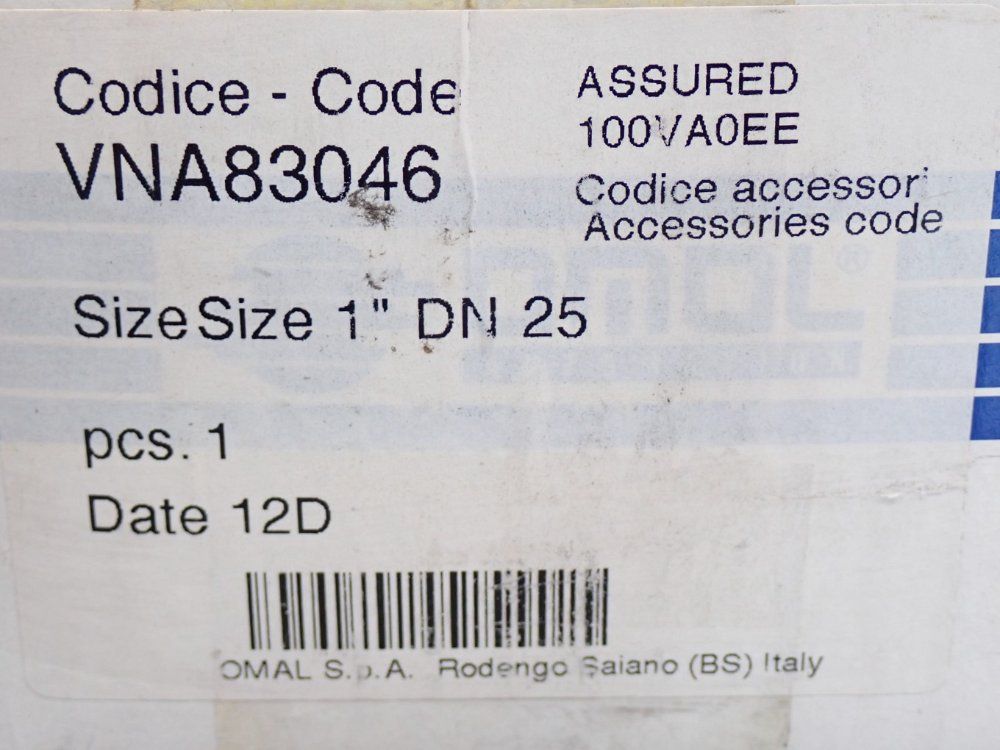 Omal Pneumatic Valve - Vna83046