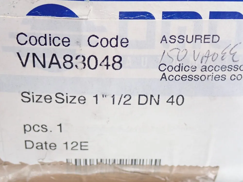 Omal 150 Degrees Celcius Pneumatic Valve 1" 1/2 Dn 40 - Vna83048