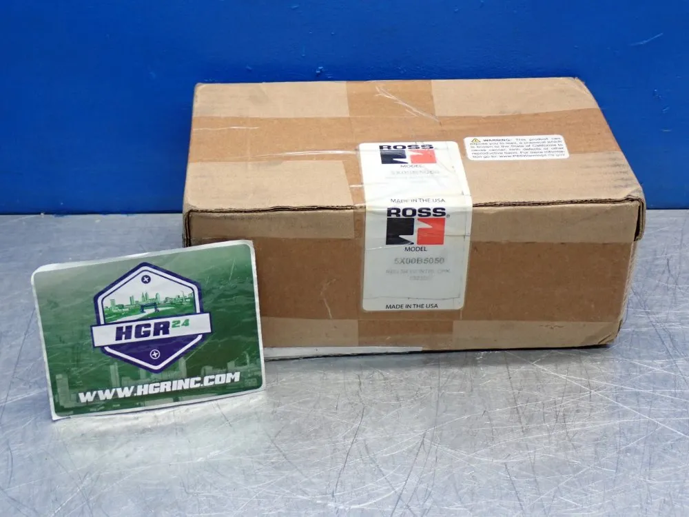 Ross 0-100 Psig (0-6.9 Bar), 3/4" Nptf High-capacity Series In-line Regulator - 5x00b5050