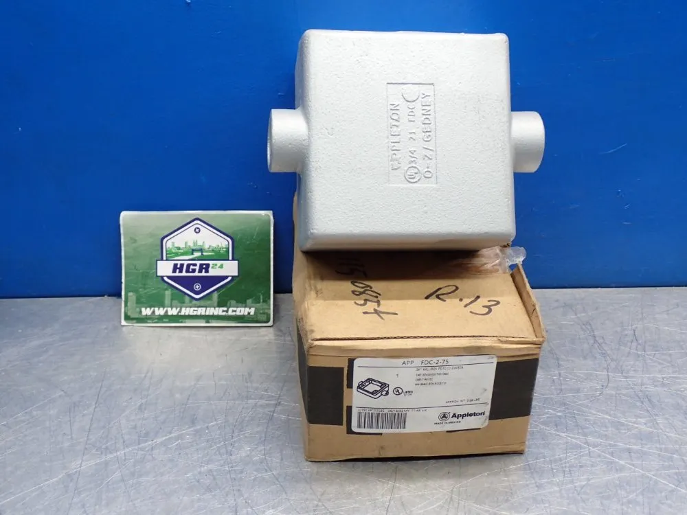 Emerson Appleton Cast Device Box 2 Gang - Fdc-2-75