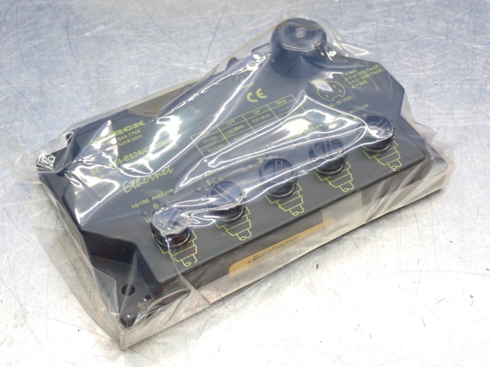 Turck 5 Port Industrial Ethernet Switch - Se-44x4-e524/cs30007