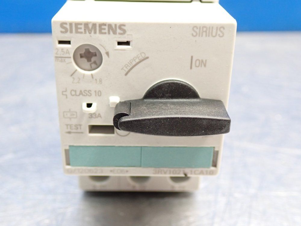 Siemens Circuit Breaker Motor Protector - 3rv1021-1ca10