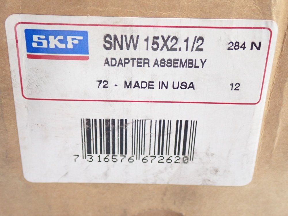 Skf Adapter Sleeve Assembly - Snw15x2.1/2