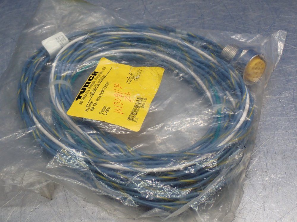 Turck Minifast Single-ended Receptacle 12 Pin Connector - Rkf126-2m/14.75/npt/cs12211