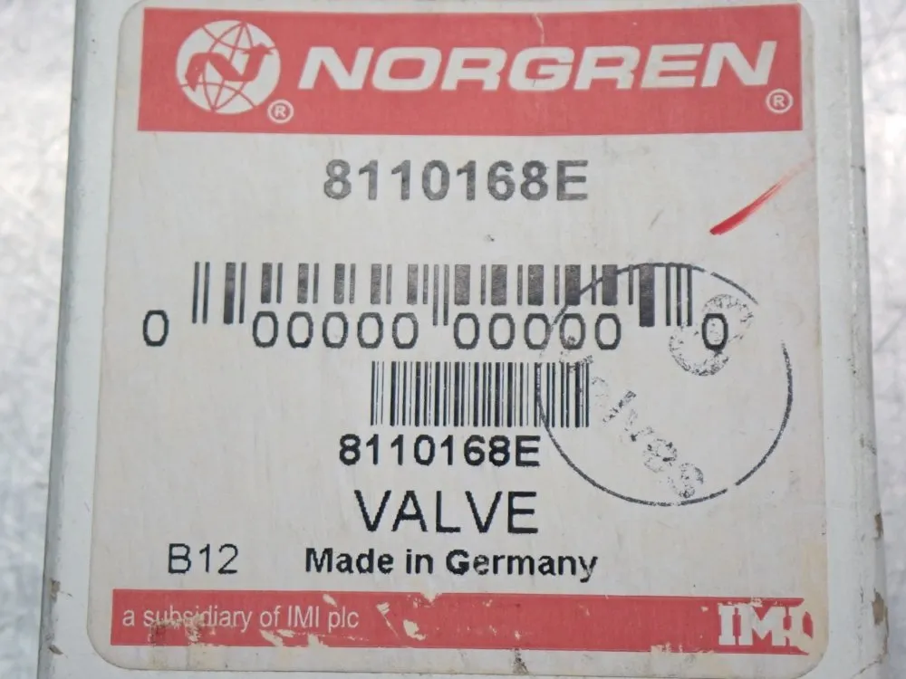 Norgren Solenoid Valve - 8110168e