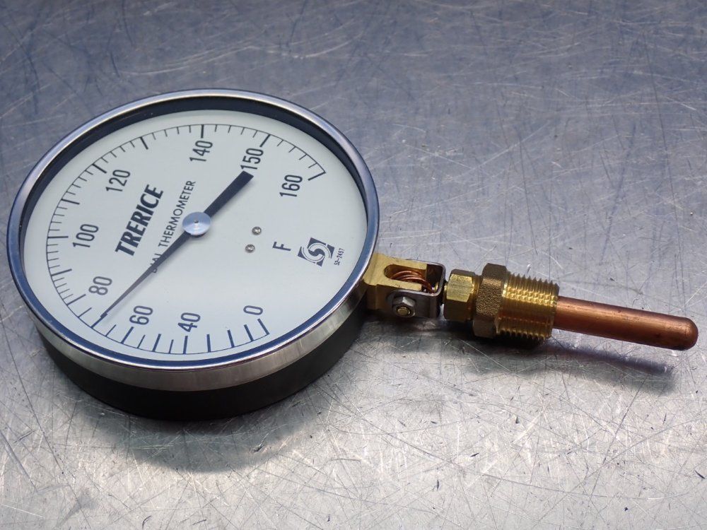 Trerice Direct Mounted Dial Thermometer